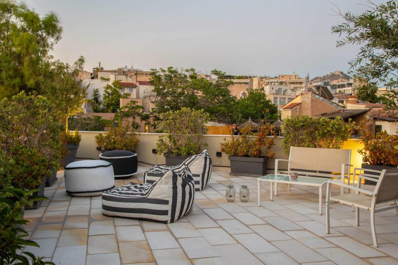85 Sqm In The Heart Of Athens Shared Rooftop Deck Екстер'єр фото